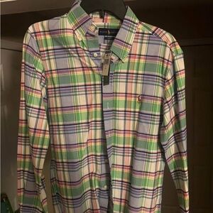 Long sleeve Polo shirt size youth small